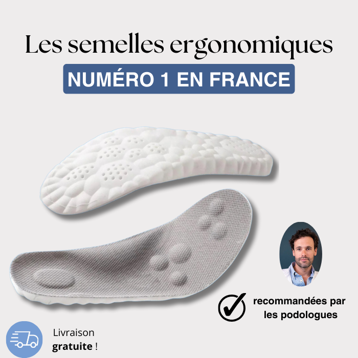 Semelles anti douleurs ultra-ergonomique