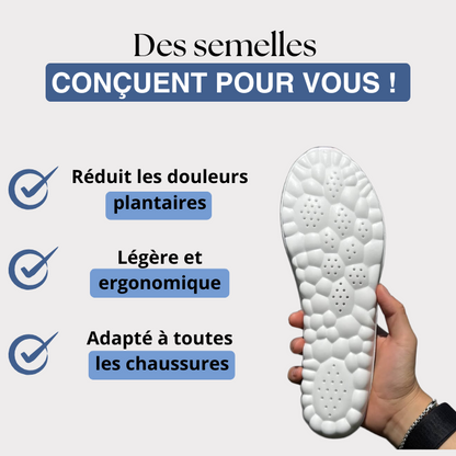 Semelles anti douleurs ultra-ergonomique